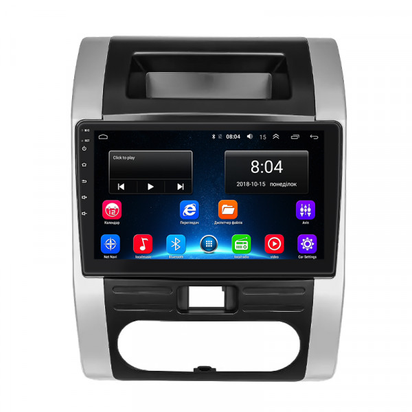Штатная магнитола Lesko для Nissan X-Trail II 2007-2011 экран 10" 2/32Gb Wi-Fi GPS Base