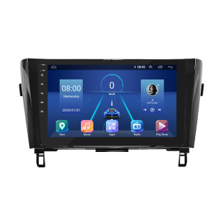 Штатная магнитола Lesko для Nissan X-Trail III 2013-2019 экран 10" 2/32Gb 4G Wi-Fi GPS Top