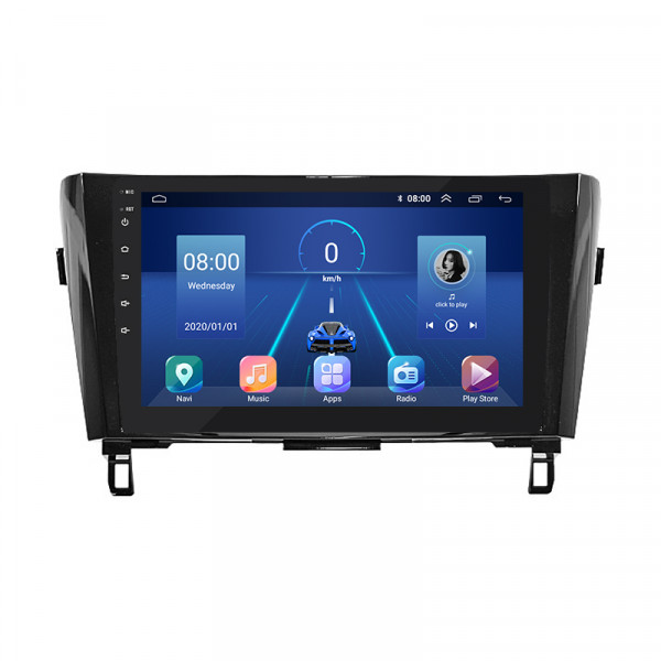 Штатная магнитола Lesko для Nissan X-Trail III 2013-2019 экран 10" 2/32Gb 4G Wi-Fi GPS Top