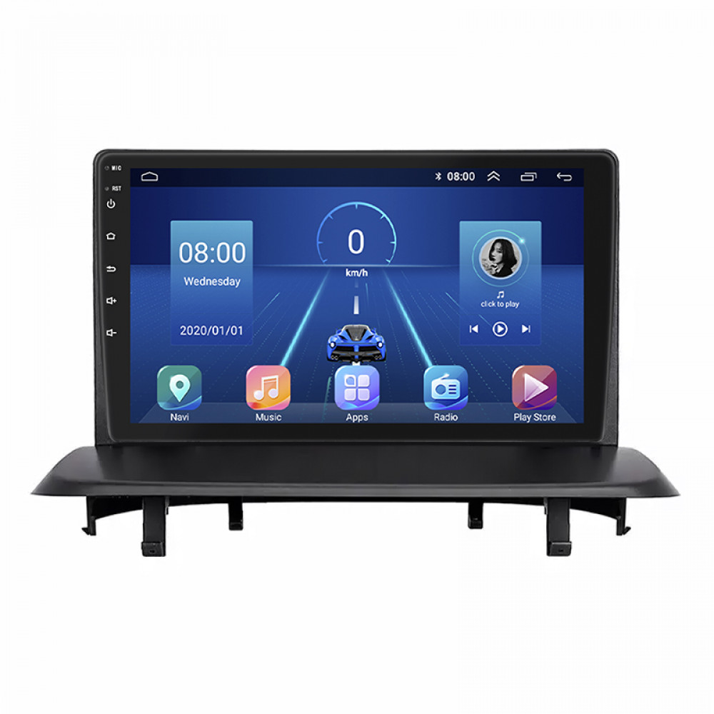 Штатная магнитола Lesko для Peugeot 3008 I ver. 2 2009-2016 экран 9" 4/32Gb 4G Wi-Fi GPS Top