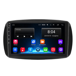 Штатная магнитола Lesko для Smart Fortwo III 2014-н.в. экран 9" 2/32Gb Wi-Fi GPS Base