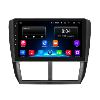 Штатная магнитола Lesko для Subaru Forester III Рестайлинг 2011-2013 экран 9" 2/32Gb Wi-Fi GPS Base