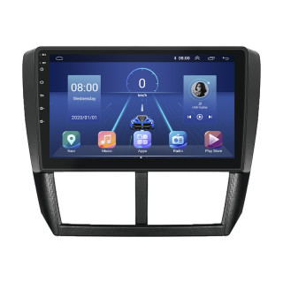 Штатная магнитола Lesko для Subaru Forester III Рестайлинг 2011-2013 экран 9" 4/64Gb 4G Wi-Fi GPS Top