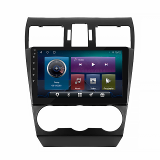 Штатная магнитола Lesko для Subaru Forester IV Рестайлинг 2015-2016 экран 9" 4/64Gb 4G Wi-Fi GPS Top