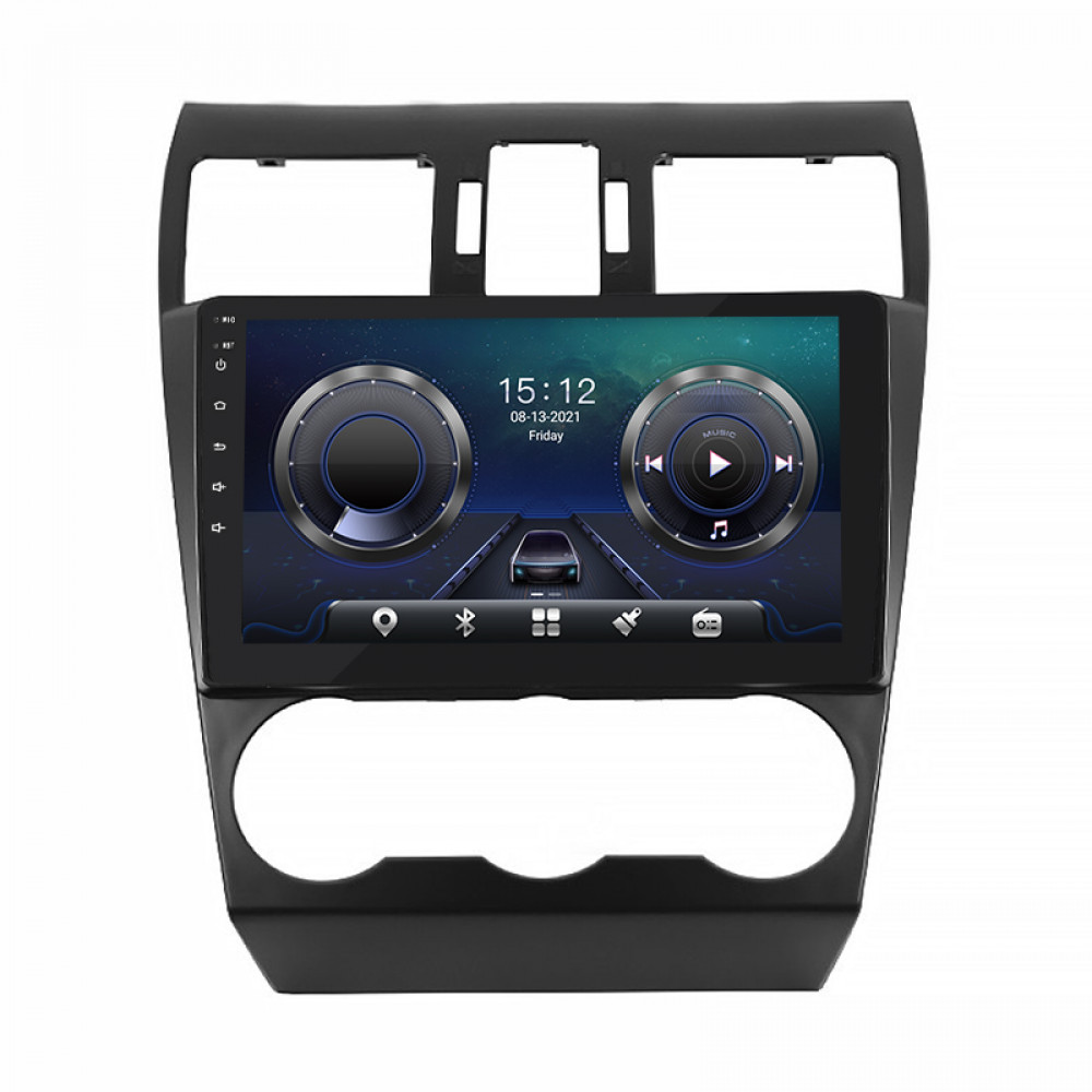 Штатная магнитола Lesko для Subaru Impreza IV 2011-2015 экран 9" 4/64Gb 4G Wi-Fi GPS Top