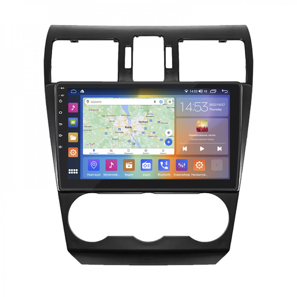 Штатная магнитола Lesko для Subaru Impreza IV Рестайлинг 2014-2016 экран 9" 2/32Gb CarPlay 4G Wi-Fi GPS Prime