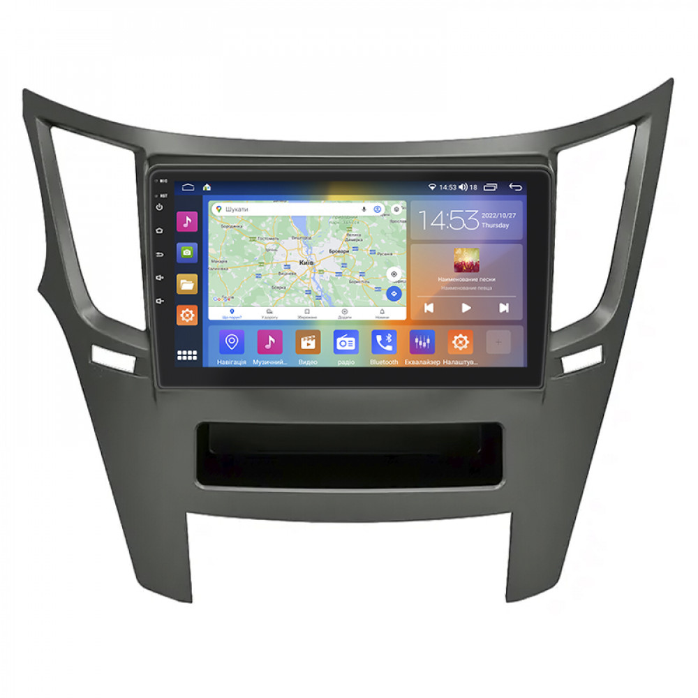 Штатная магнитола Lesko для Subaru Legacy V Рестайлинг 2012-2014 экран 9" 2/32Gb CarPlay 4G Wi-Fi GPS Prime