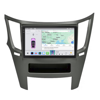 Штатная магнитола Lesko для Subaru Outback IV 2009-2012 экран 9" 4/64 QLED CarPlay 4G Wi-Fi GPS 360 Prime