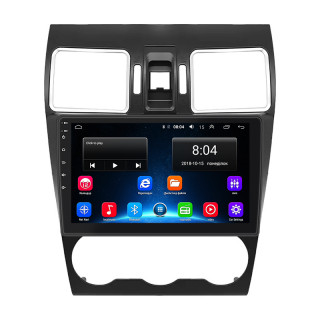 Штатная магнитола Lesko для Subaru XV I Рестайлинг 2015-2017 экран 9" 2/32Gb Wi-Fi GPS Base