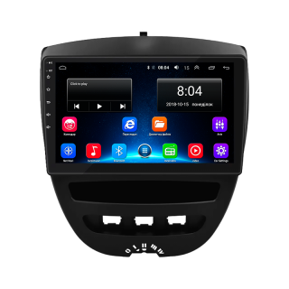 Штатная магнитола Lesko для Toyota Aygo I Рестайлинг 2 2012-2014 экран 10" 2/32Gb Wi-Fi GPS Base