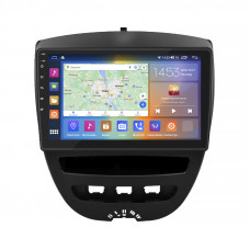 Штатная магнитола Lesko для Toyota Aygo I Рестайлинг 2 2012-2014 экран 10" 2/32Gb CarPlay 4G Wi-Fi GPS Prime