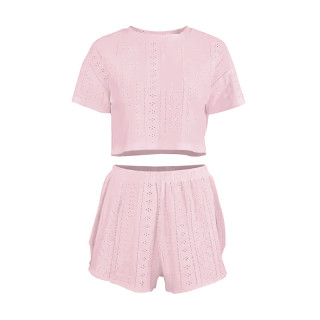 Женский комплект для дома и сна SM24107A футболка и шорты женская пижама Pink L