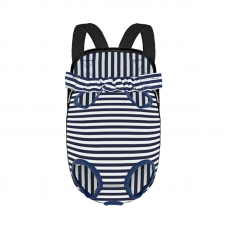 Рюкзак-кенгуру для животных DT834 Strip Dark Blue + White L
