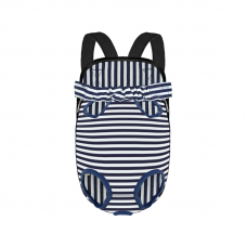 Рюкзак-кенгуру для животных DT834 Strip Dark Blue + White M