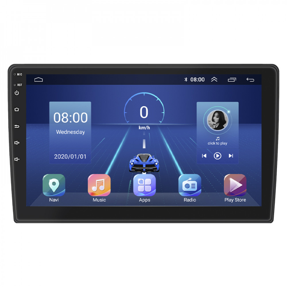 Штатная магнитола Lesko для Chrysler Aspen  2006-2008 экран 9" 2/32Gb 4G Wi-Fi GPS Top