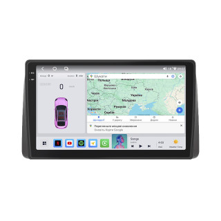 Штатная магнитола Lesko для Chrysler Voyager V Рестайлинг 2011-2016 экран 9" 4/64 QLED CarPlay 4G Wi-Fi GPS 360 Prime