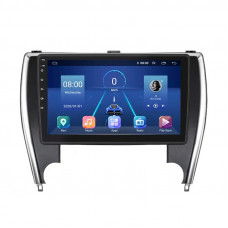 Штатная магнитола Lesko для Toyota Camry (USA) VII (XV50) Рестайлинг 2015-2017 экран 10" 4/32Gb 4G Wi-Fi GPS Top