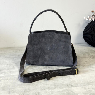 Женская сумка замшевая Каролина графит