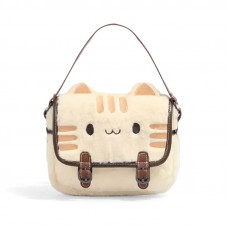 Плюшевая сумка #068-2 с котом Пушин детская меховая мини сумочка с котиком