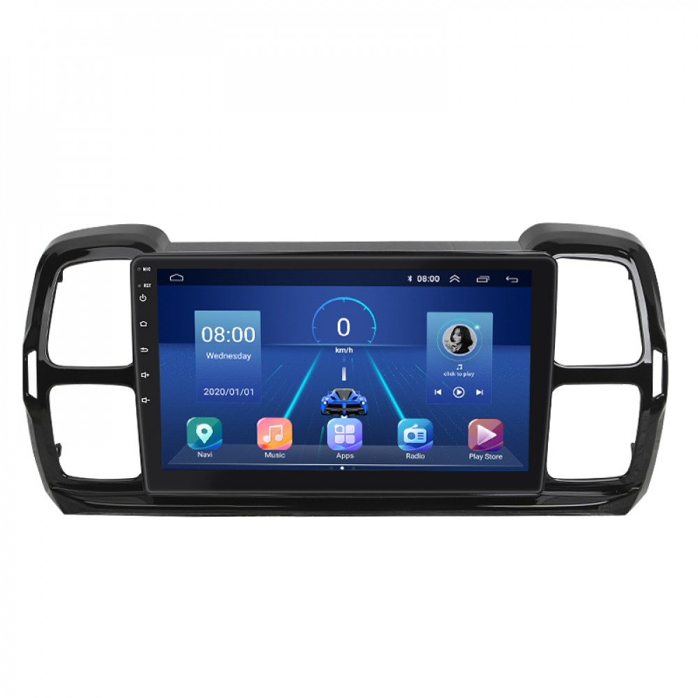 Штатная магнитола Lesko для Citroen C5 Aircross I 2018-н.в. экран 9" 2/32Gb 4G Wi-Fi GPS Top