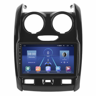 Штатная магнитола Lesko для Dacia Duster II 2017-2021 экран 9" 2/32Gb Wi-Fi GPS Base