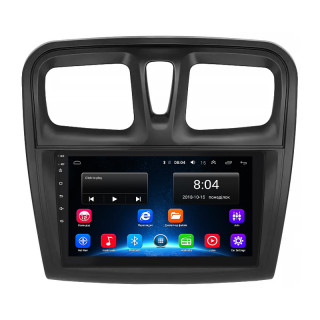 Штатная магнитола Lesko для Dacia Logan II 2012-2016 экран 9" 2/32Gb Wi-Fi GPS Base