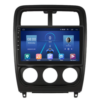 Штатная магнитола Lesko для Dodge Caliber I Рестайлинг 2009-2013 экран 9" 6/128Gb 4G Wi-Fi GPS Top