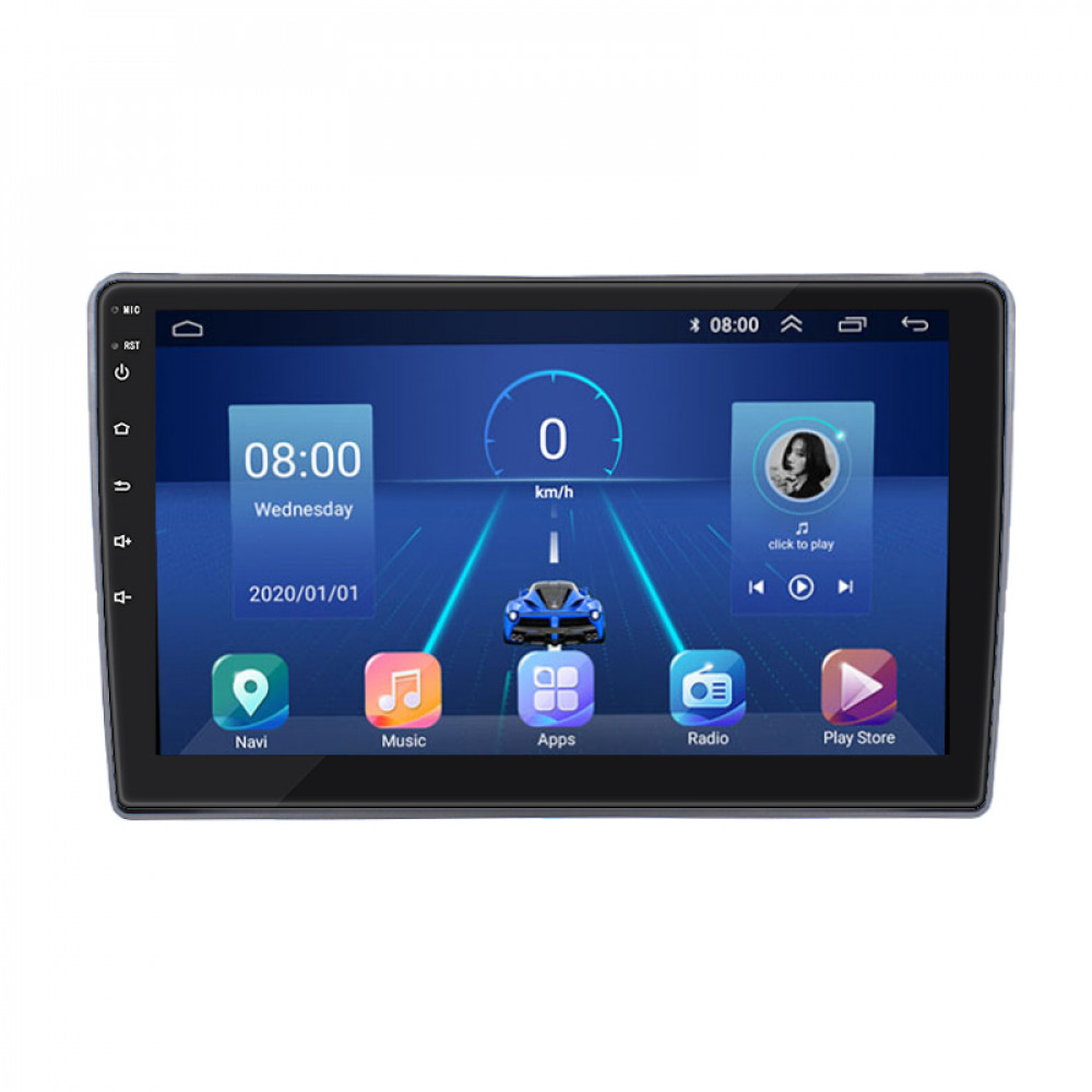 Штатная магнитола Lesko для Ford C-MAX I 2003-2007 экран 9" 4/64Gb 4G Wi-Fi GPS Top