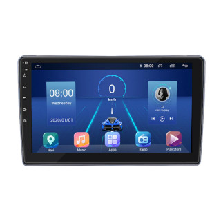 Штатная магнитола Lesko для Ford C-MAX I 2003-2007 экран 9" 4/64Gb 4G Wi-Fi GPS Top