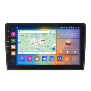 Штатная магнитола Lesko для Ford C-MAX I Рестайлинг 2007-2010 экран 9" 4/64Gb CarPlay 4G Wi-Fi GPS Prime