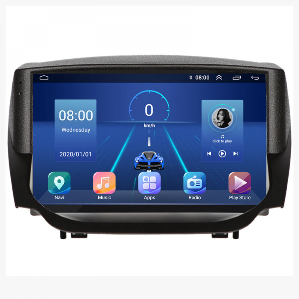 Штатная магнитола Lesko для Ford EcoSport I 2014-2018 экран 9" 2/32Gb 4G Wi-Fi GPS Top