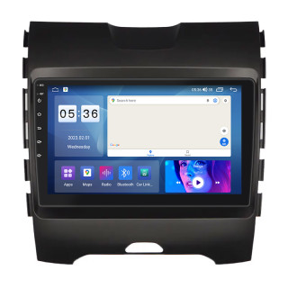 Штатная магнитола Lesko для Ford Edge II Рестайлинг 2018-н.в. экран 9" 2/32Gb CarPlay 4G Wi-Fi GPS Prime