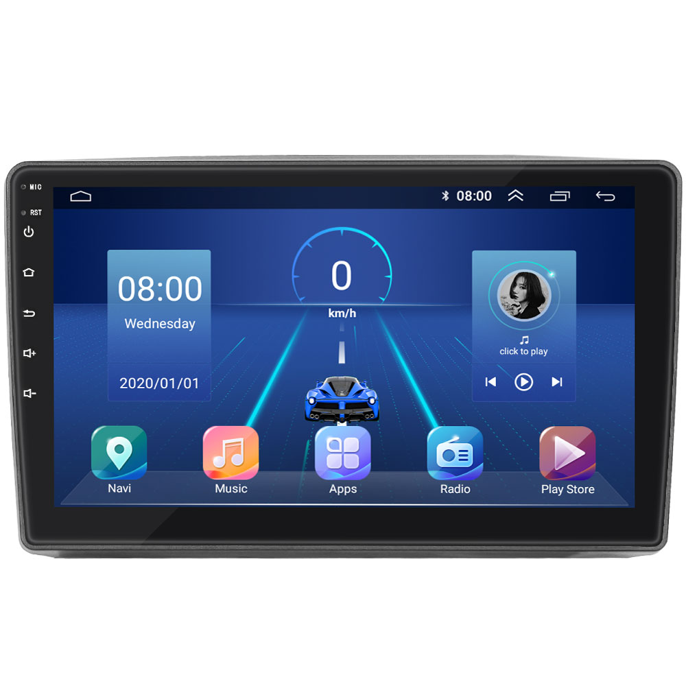 Штатная магнитола Lesko для Ford Escape I 2000-2004 экран 9" 2/32Gb 4G Wi-Fi GPS Top