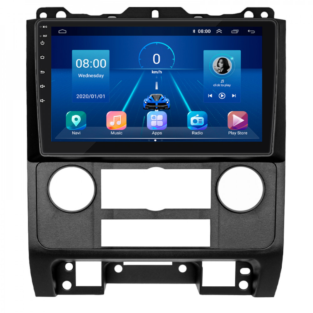 Штатная магнитола Lesko для Ford Escape I Рестайлинг 2 2007-2012 экран 9" 2/32Gb 4G Wi-Fi GPS Top