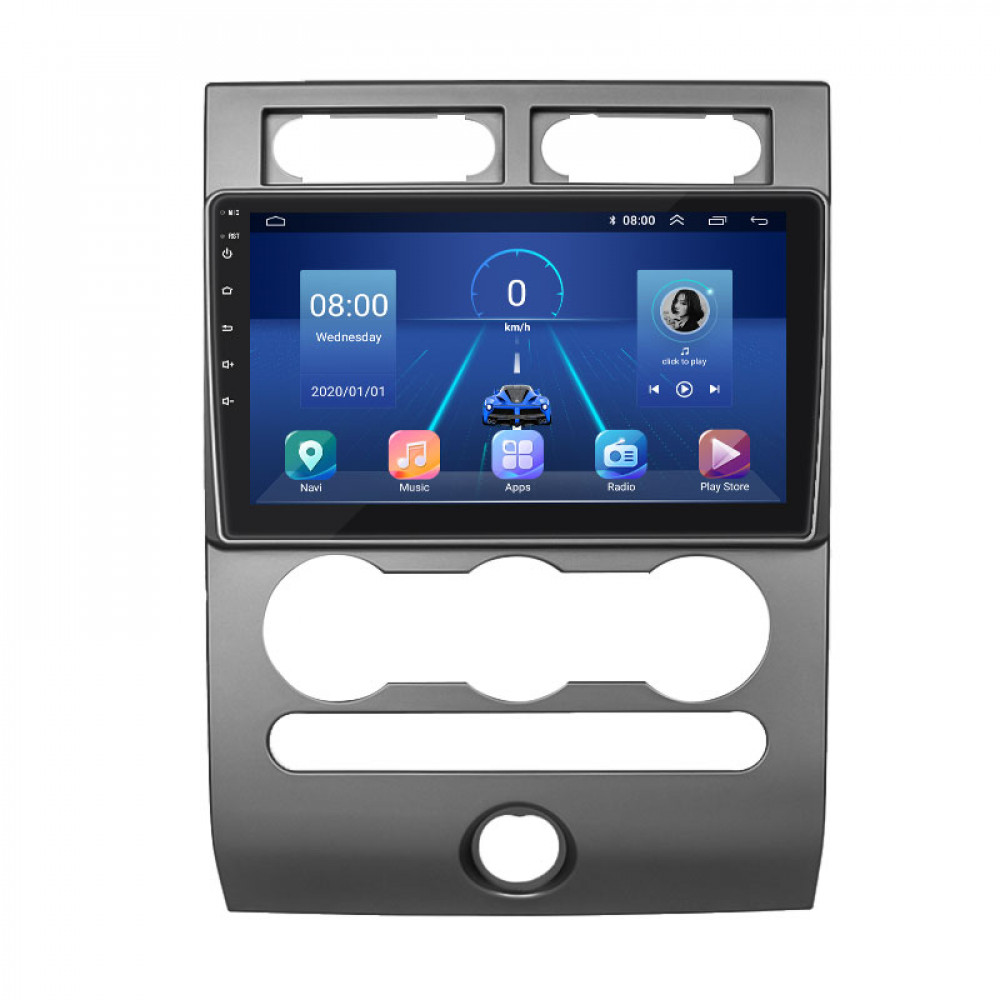 Штатная магнитола Lesko для Ford Expedition III 2006-2014 экран 9" 4/64Gb 4G Wi-Fi GPS Top