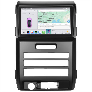 Штатная магнитола Lesko для Ford F-150 XII 2008-2014 экран 9" 4/64 QLED CarPlay 4G Wi-Fi GPS 360 Prime