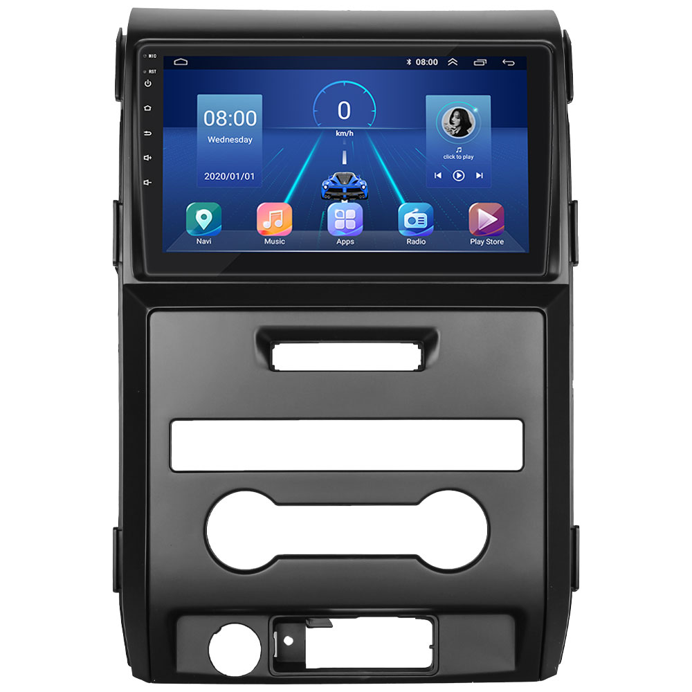 Штатная магнитола Lesko для Ford F-150 XII Auto AC 2008-2014 экран 9" 2/32Gb 4G Wi-Fi GPS Top