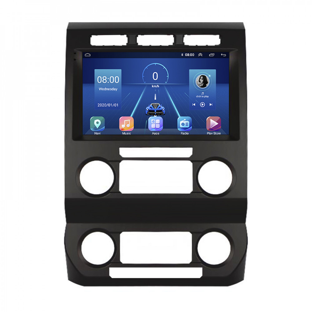 Штатная магнитола Lesko для Ford F-150 XIII type B 2014-2018 экран 9" 2/32Gb 4G Wi-Fi GPS Top