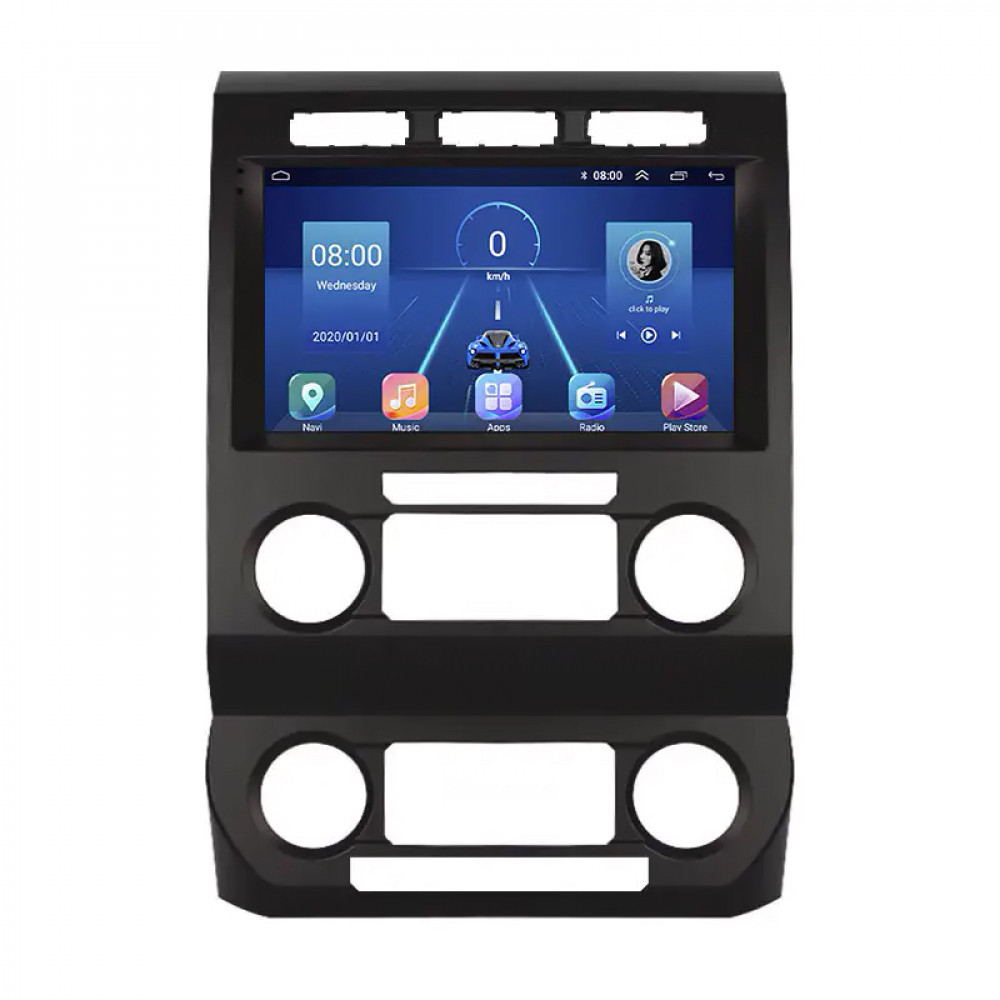 Штатная магнитола Lesko для Ford F-150 XIII Рестайлинг type B 2017-2020 экран 9" 4/64Gb 4G Wi-Fi GPS Top
