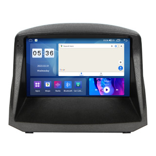 Штатная магнитола Lesko для Ford Fiesta Mk6 2008-2013 экран 9" 4/64Gb CarPlay 4G Wi-Fi GPS Prime