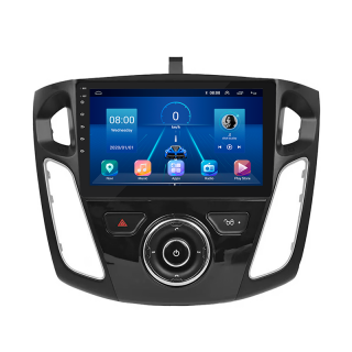 Штатная магнитола Lesko для Ford Focus III 2011-2015 экран 9" 6/128Gb 4G Wi-Fi GPS Top