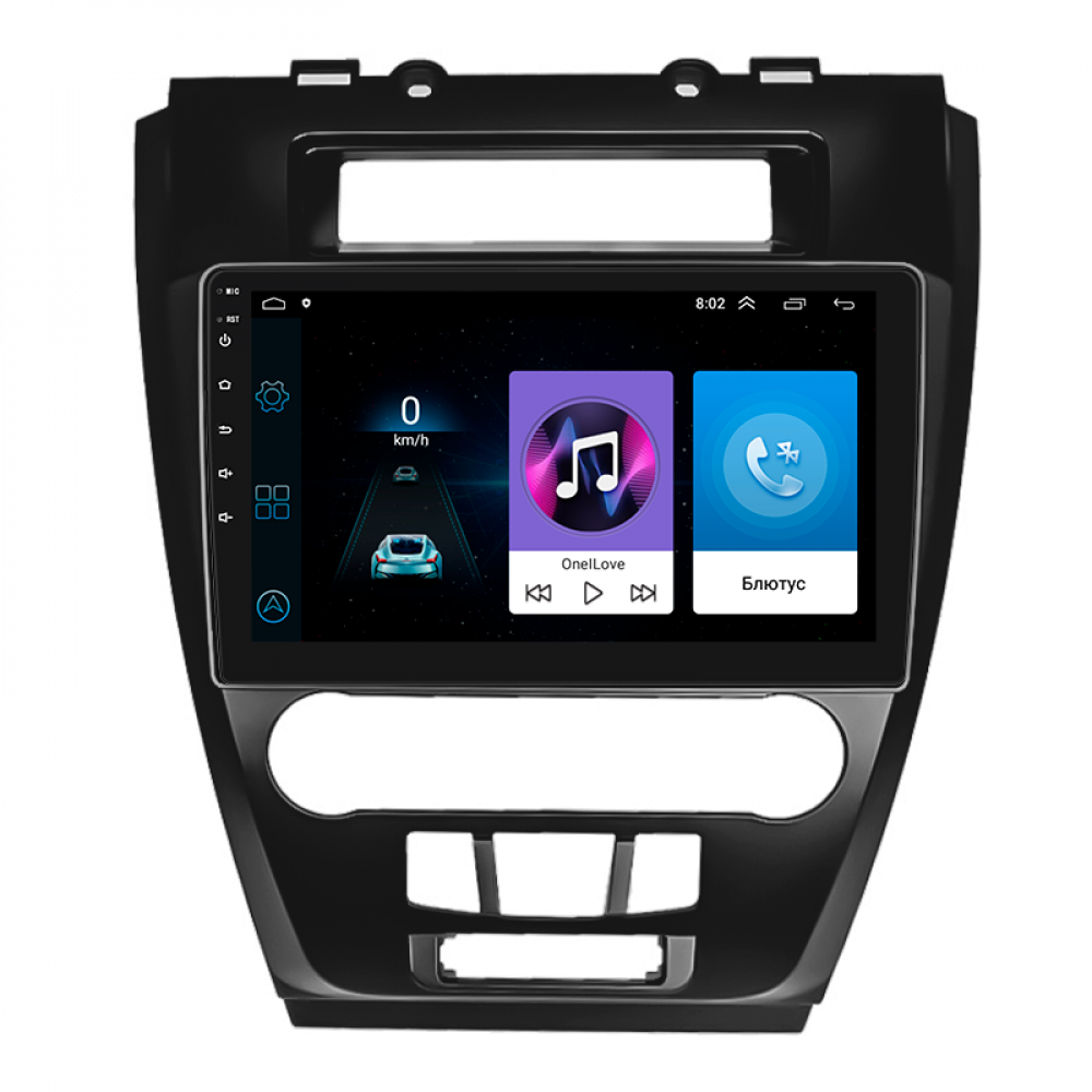 Штатная магнитола Lesko для Ford Fusion (North America) I 2005-2012 экран 10" 1/16Gb Wi-Fi GPS Base