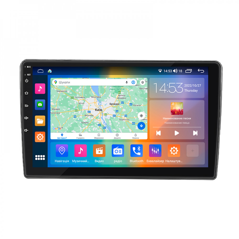 Штатная магнитола Lesko для Ford Kuga I 2008-2013 экран 9" 4/64Gb CarPlay 4G Wi-Fi GPS Prime