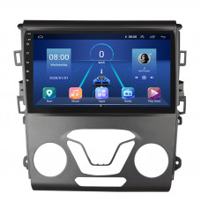 Штатная магнитола Lesko для Ford Mondeo V 2014-2019 экран 9" 4/64Gb 4G Wi-Fi GPS Top