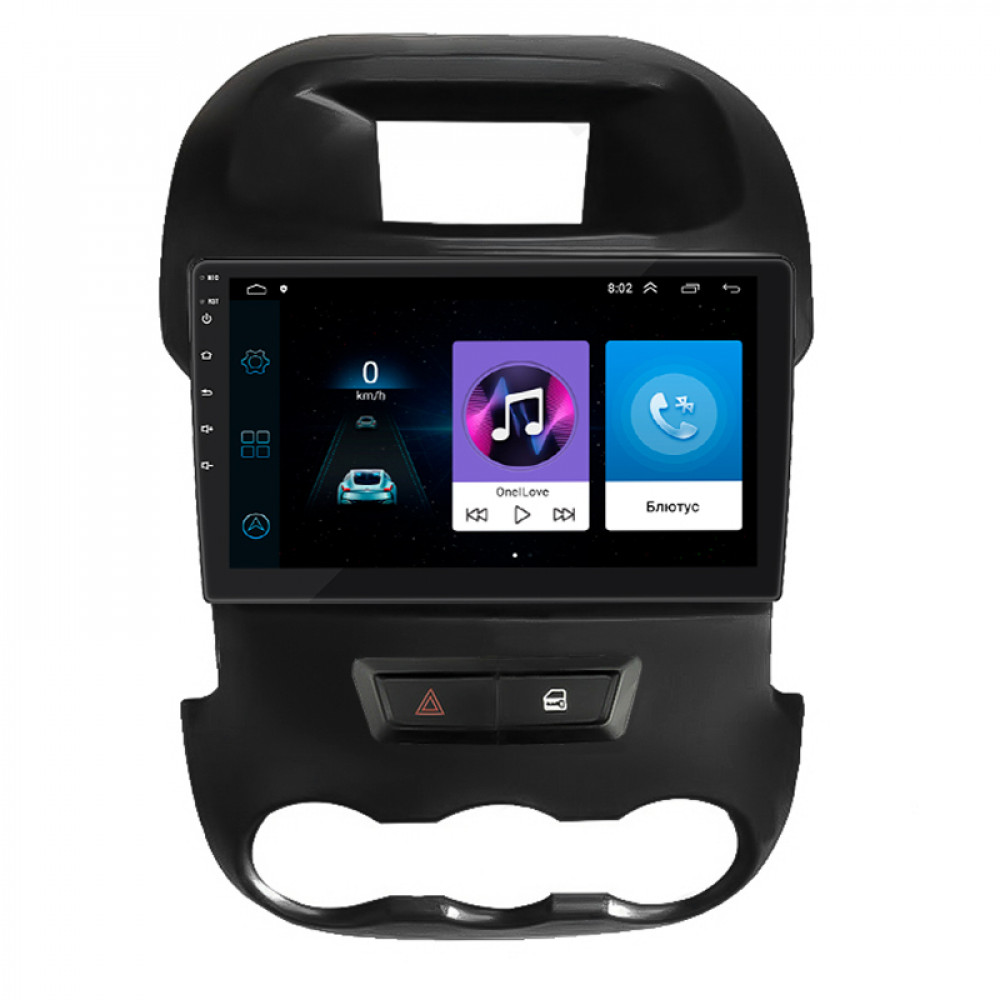 Штатная магнитола Lesko для Ford Ranger III 2011-2015 экран 9" 2/32Gb Wi-Fi GPS Base