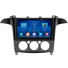 Штатная магнитола Lesko для Ford S-MAX I 2006-2010 экран 9" 4/64Gb 4G Wi-Fi GPS Top