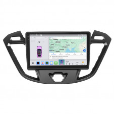 Штатная магнитола Lesko для Ford Tourneo Custom I 2012-2018 экран 9" 4/64 QLED CarPlay 4G Wi-Fi GPS 360 Prime