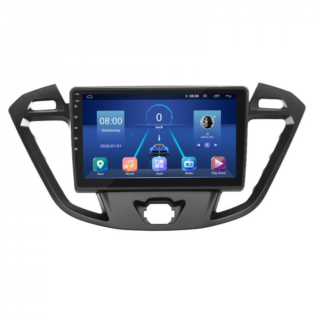 Штатная магнитола Lesko для Ford Tourneo Custom I 2012-2018 экран 9" 2/32Gb 4G Wi-Fi GPS Top