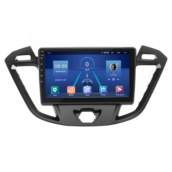 Штатная магнитола Lesko для Ford Transit Connect II 2012-2018 экран 9" 2/32Gb 4G Wi-Fi GPS Top