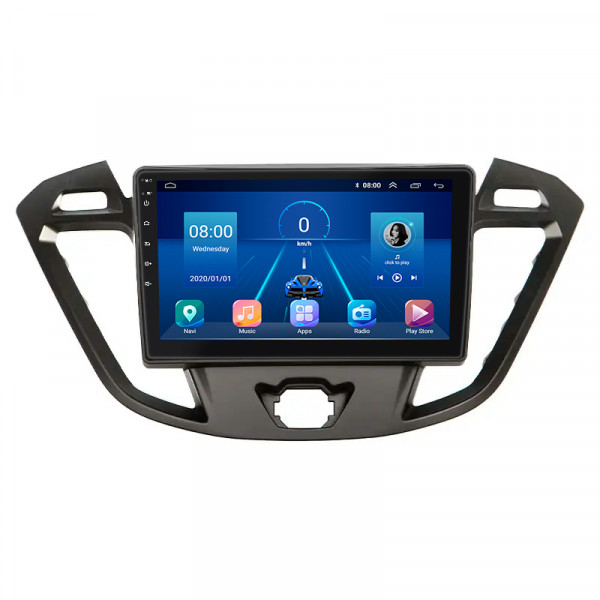 Штатная магнитола Lesko для Ford Transit Connect II 2012-2018 экран 9" 6/128Gb 4G Wi-Fi GPS Top